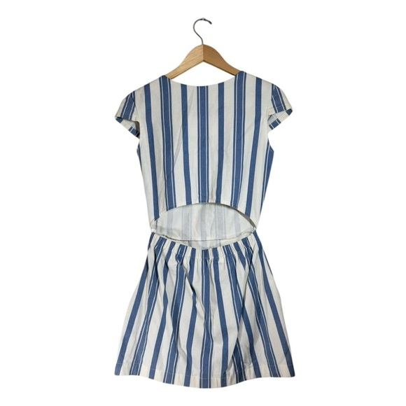 Kitchen Brand Striped Denim Mini Dress NWT - Picture 6 of 10